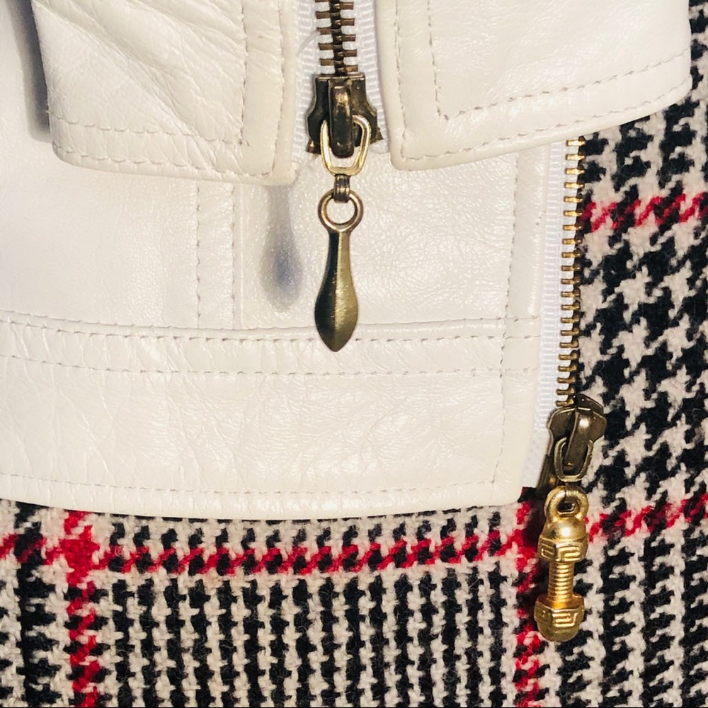 Neiman Marcus White leather Jacket - Picture 5 of 5